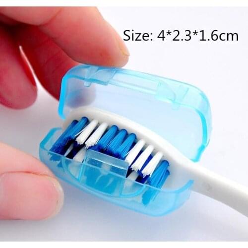 1 PCS Brushtooth Head Holders Travel Camping Toothbrush Head Holder Protect Brush Cap Clean Box Case Cover