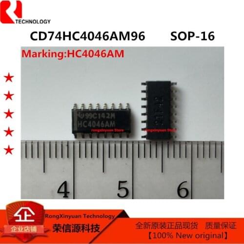 10pcs CD74HC4046AM96 HC4046AM SOP-16 CD74HC4046AM 74HC4046AM High-Speed CMOS Logic Phase-Locked Loop with VCO 100% New original