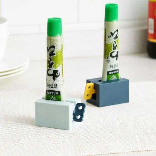 2PCS Toothpaste Self Squeezers Toothpaste Dispenser Facial Cleanser Squeezer Clips Tube Press Holder Racks Bathroom Accessories