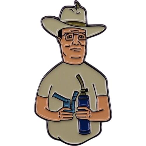 Heady Festival Weed Butane Hank Hill Dab Pin