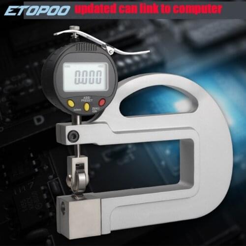 High Quality Digital micron Thickness Gauge With Roller Insert Measuring tool 0.001mm