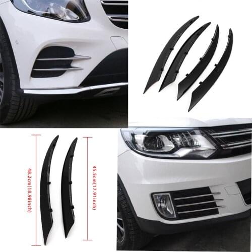 Front Fog Lamp Grill Grille Decorative Covers For Mercedes Benz C Class W205 C200 C250 C260 C300 2015 2016 2017 2018 Trim Strips