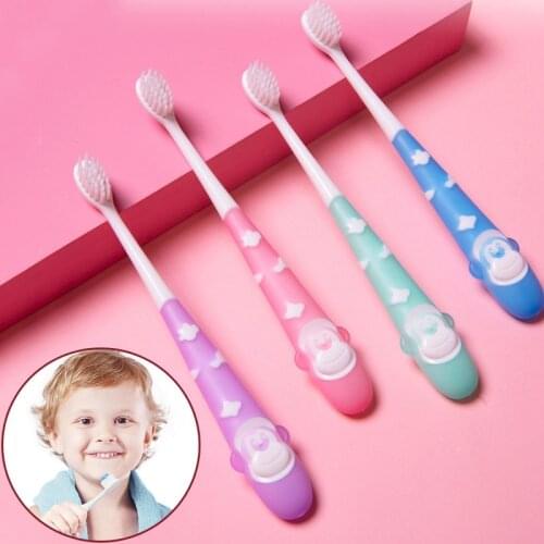 Kids Toothbrushes Children Dental Care Teethbrush Infantil Oral Cleaning Brush Cartoon Teeth Brushing for Boys Girls Gift