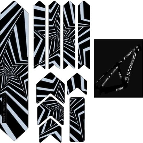 Adhesive Guard Cover Reflective Bike High Quality Fork Film Luminous Removable Sticker for Self-Balance Car SkateBoard New