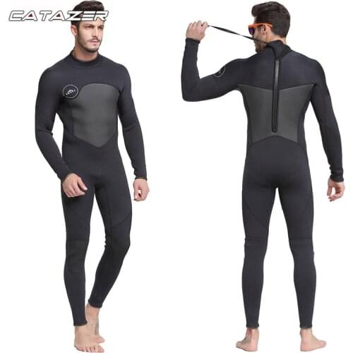 Men 1.5mm Neoprene Wetsuit High Elasticity Stitching Warm Surfing Diving Equipment Jellyfish Clothing Long Sleeved Wetsuit