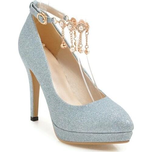 The new spring 2018 pointed sexy high with fine with 32 cingulate joker single shoes 1825-43