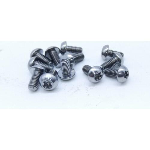 New 12pcs Titanium screws disc brake bicycle parts T25 M5 * 10mm Ti Rotor Bolts Screws For Mtb Disc Brake Rotors