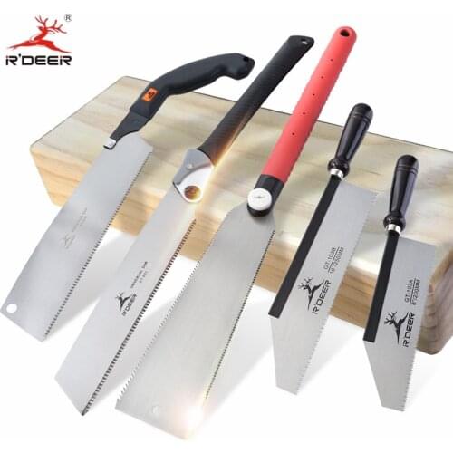 Hand Saw SK5 3-edge Japanese Saw 65# Manganese Steel Folding Wood Saw For Tenon Cutting Garden Pruning Woodworking