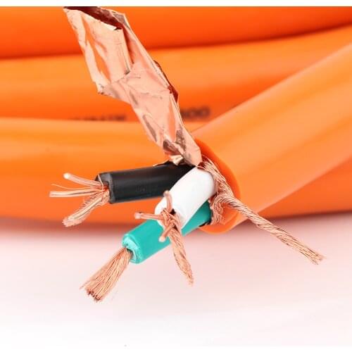 1M Pure Copper 5N OFC HiFi cable Hi-End Pure Red copper Power cable