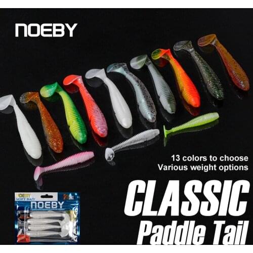 NOEBY Easy Shiner Fishing Lures Soft Bait 4cm 5cm 6.3cm 7cm 9.5cm 12cm Silicone Bait 3102 Big Trout Wobblers Fishing Soft Lures
