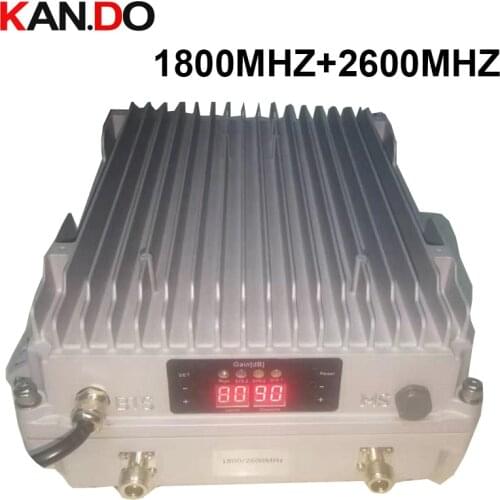 Professional BTS base station use OUTDOOR Booster 5W power 4G booster LTE repeater 1800Mhz booster+2600Mhz repeater ODM booster
