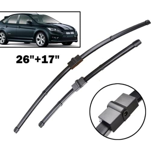 LHD & RHD Front Wiper Blades For Ford Focus 2 2005-2016 Windshield Windscreen Front Window