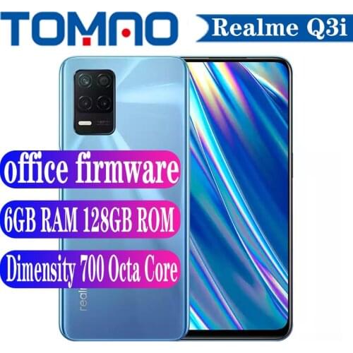 Original official New Realme Q3i 5G 5G MobilePhone 90Hz Dimensity 700 4GB 6GB RAM 128GB ROM 48MP Camera 48MP Camera 5000mAh 18W