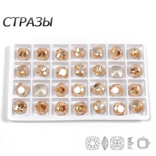 CTPA3bI Crystal Golden Shadow Sewn Accessories Rhinestones Strass Jewelry Making Glass Beads For Garment Gym Suit Decoration