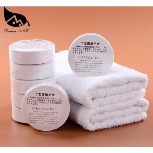 Dream NS One-time Compressed Towel 100% Cotton Fishing Camping BBQ Outdoor Travel Beauty Salon Barber Shop Portable towel