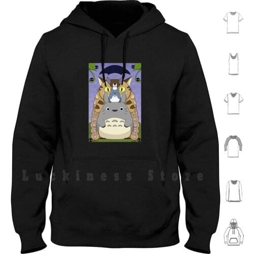 Totoro hoodies My Neighbor Totoro Studio Ghibli Hydieho