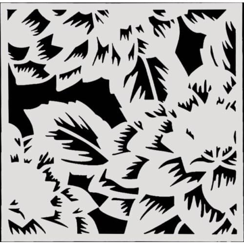 15*15 DIY Craft Layering flower Stencils For Wall Painting Scrapbooking Album Decorative Paper Cards spray painting tools