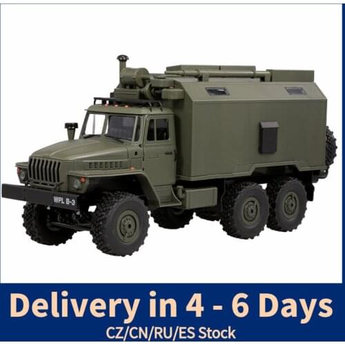 WPL B-36 1:16 RC Car Military Command Vehicle 2.4G 6WD Army Car Children Gift Kids Toy for Boys RTR