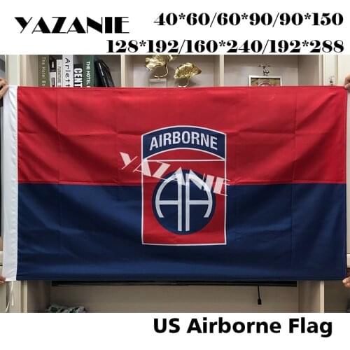 YAZANIE United States Army 82nd Airborne Division Flags and Banners USA Army Military US America Air Force Polyester Flag