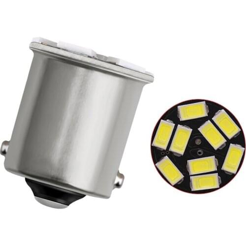 1PC 1156 BA15S 1157 BAY15D P21W 5630 9SMD LED Bulbs For Car Turn Signal Lights Brake Indicator Lamp Super Bright Amber White 12V