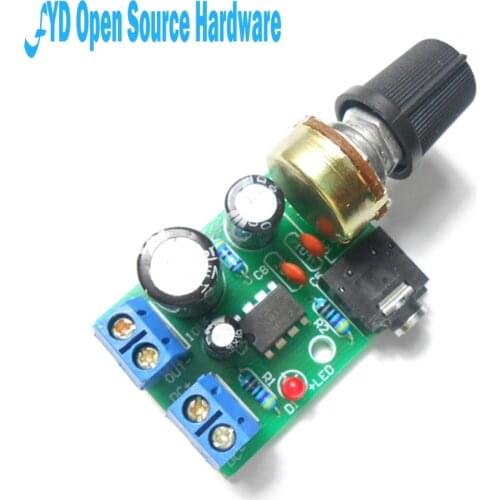 1PCS LM386 Audio Power Amplifier Board DC 3V~12V 5v Mini AMP Module Adjustable volume