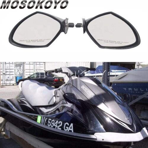 2008 For Yamaha VX 110 WaveRunner Yacht Side Rear View Mirrors 2005-2009 VX110 Deluxe Cruiser Sport Motorboat Jet Ski Rearview