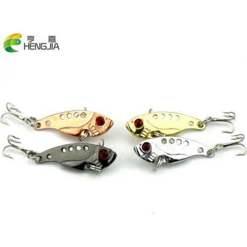 400 Pcs 3.5cm 3.2g Silver Metal Vibration Lure Hard VIB Swimbait Sea River Lake Fishing Tackle Accessories VIB013