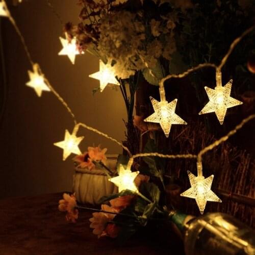10 20 40 80LED Battery Fairy String Light Twinkle Star Garland Christmas Lights for Party Wedding Holiday Room Xmas Decoration