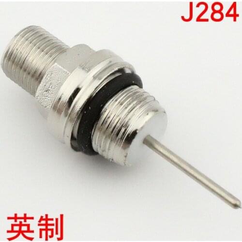 Cable TV amplifier connector cable connector j284 pin f f inch copper needle plug seat full