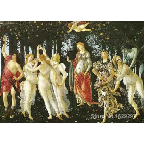 Oil Painting modern Primavera Sandro Botticelli Hand painted High quality