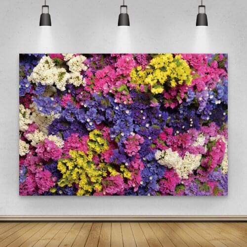 Laeacco Flowers Wall Photography Backdrop For Newborn Wedding Birthday Party Baby Portrait Photography Backgrounds For Photozone