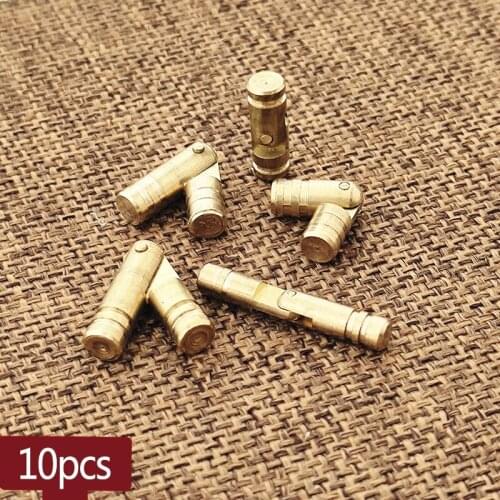 2PCS Brass Furniture Hinges Cylindrical HiddenlHardware Invisible Hinges