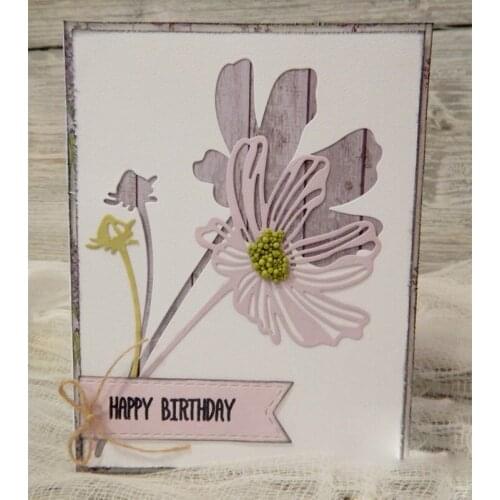 Lacy Poppies Flowers Metal Cutting Dies for DIY Scrapbooking Embossing Paper Cards Making Crafts Supplies Newest 2019 Diecuts