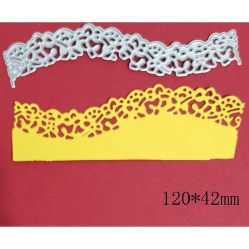 Metal cutting dies wave stripe shape frame cut die mold diy decoration Scrapbook paper craft knife mould blade punch stencils