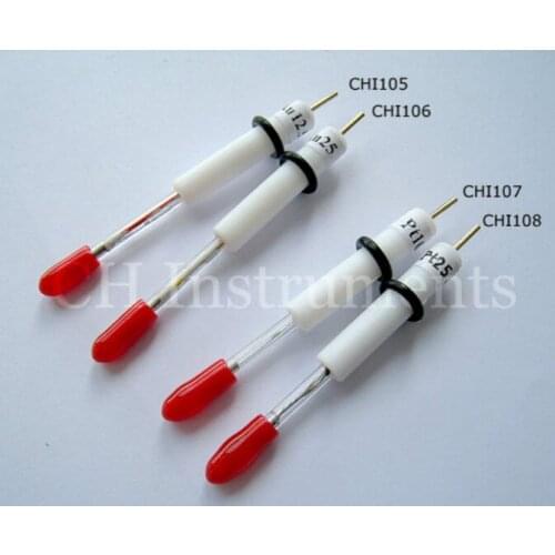 Microelectrode. 12.5um, 25um gold disk microelectrodes, 10um, 25um platinum disk microelectrodes