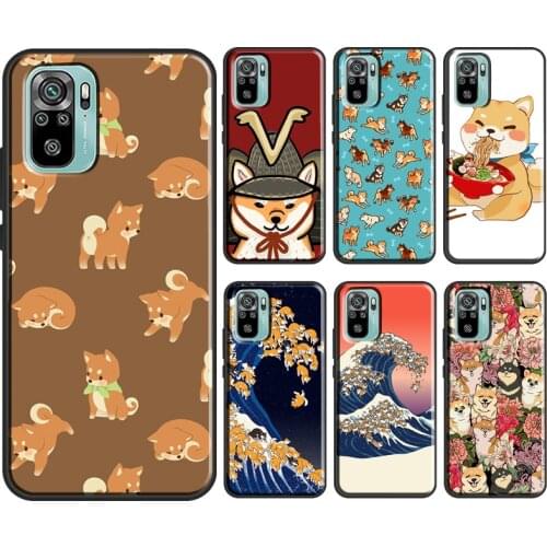 Shiba Shibes Dog Cartoon For Xiaomi Redmi Note 10 Pro 8T 9S Note 8 9 Pro Soft Case For Redmi 9 9C 9A 8A 9T Funda