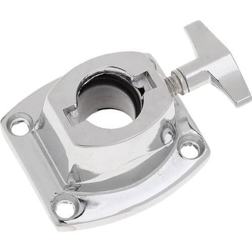 Zinc Alloy Drum Kit Holder Base Plate Tom Cymbal Holder Clamp Musical Instrument Parts Universal clamp mounts Rack Bar