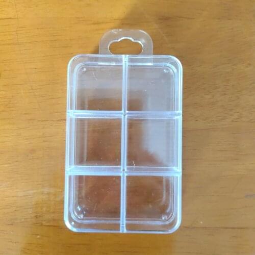 Rectangle Container Plastic Box Practical Adjustable Compartment Jewelry Earring Bead Screw Holder Case Display case strage box