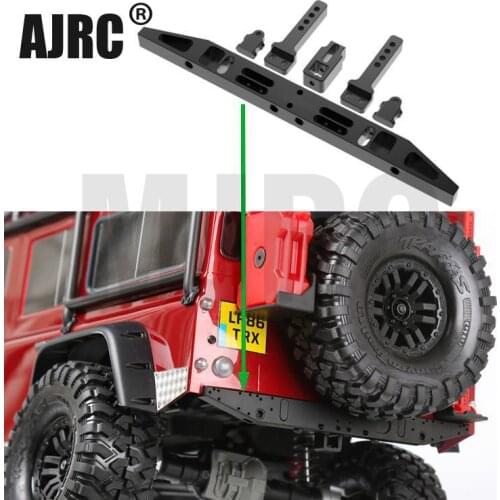 Suitable for TRAXXAS TRX-4 Defender classic rear bumper Metal rear bumper Multi-function rear bumper Upgraded anti-collision