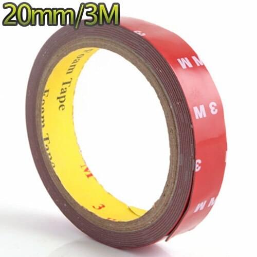 Practical Auto Acrylic Foam Double Sided Attachment Tape 20mm 3M #3845