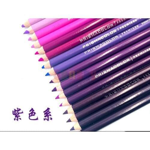 Prismacolor Preminer 72 150 soft colored ,Artist students' painting oil colored pencils, single Pupple color Series,PC993,PC1007