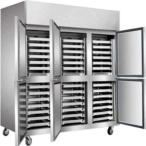42Trays Hot Sale Minus -22 Degree Stainless Steel Commercial Freezer Kitchen Fan Cooling Cabinet Freezers