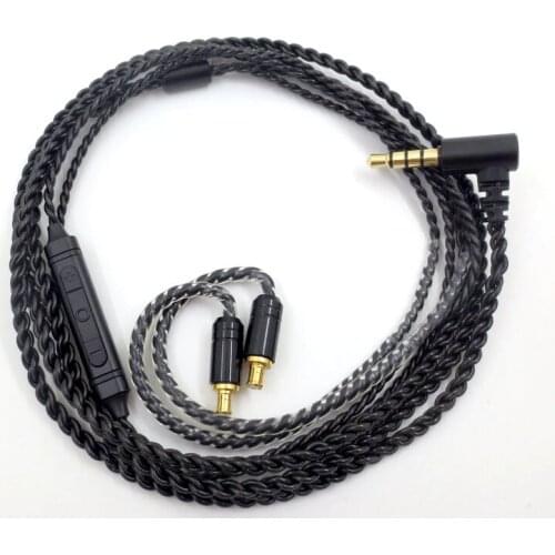 JH1964 mmcx W4R se215 535 ls50 im70 ckr90 ie80s wire control with wheat headset upgrade line