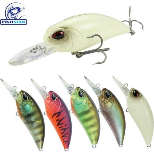FISHSIAN Crankbait Fishing Lure 15.5g/8.7cm Hard Bait Fishing Tackle Trout Pesca Saltwater Lures Trolling Crank Isca Artificial