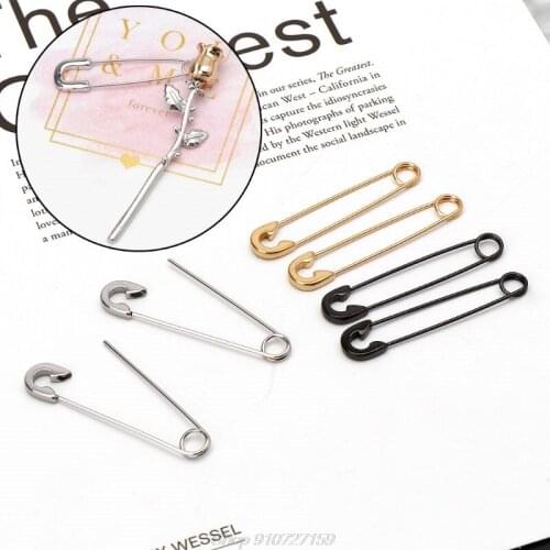 Gothic Stainles Steel Safety Pin Long Stud Earrings Ear Threader Fashion Jewelry N3 20 Dropshipping