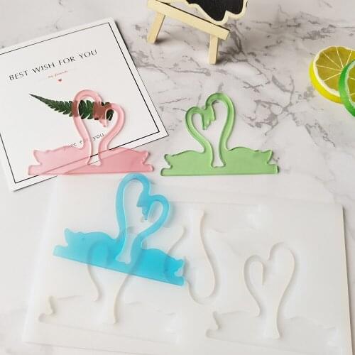 Diy Silicone Chocolate Decorative Mold 3 Swan Fondant Candy Mould Cake Decorating Making Home Kitchen Handmade Baking Tools