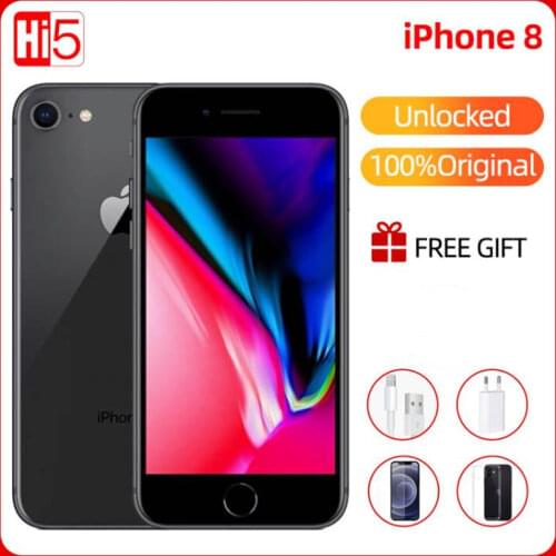 Unlocked Apple iPhone 8 64G/256G ROM Wireless Charge iOS Hexa Core 3D Touch A11 Bionic Fingerprint Mobile Used Smart Phone