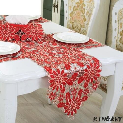 Wedding Table-runner Party & Banquet Christmas Table Runner Dinning Table Placemat Rose Table Runner Track On The Table