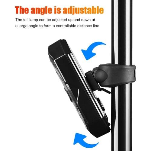 USB Charging Smart MTB Bike Taillight with Turn Signal Ultralight Flashlight Bicycle Light Horn Cycling Accessories