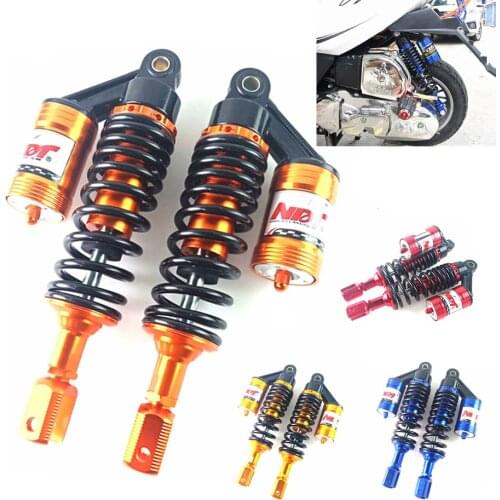 Universal 280mm 290mm Motorcycle Air Shock Absorbers Rear Suspension For Honda Yamaha Suzuki Kawasaki Scooter ATV Quad BWS